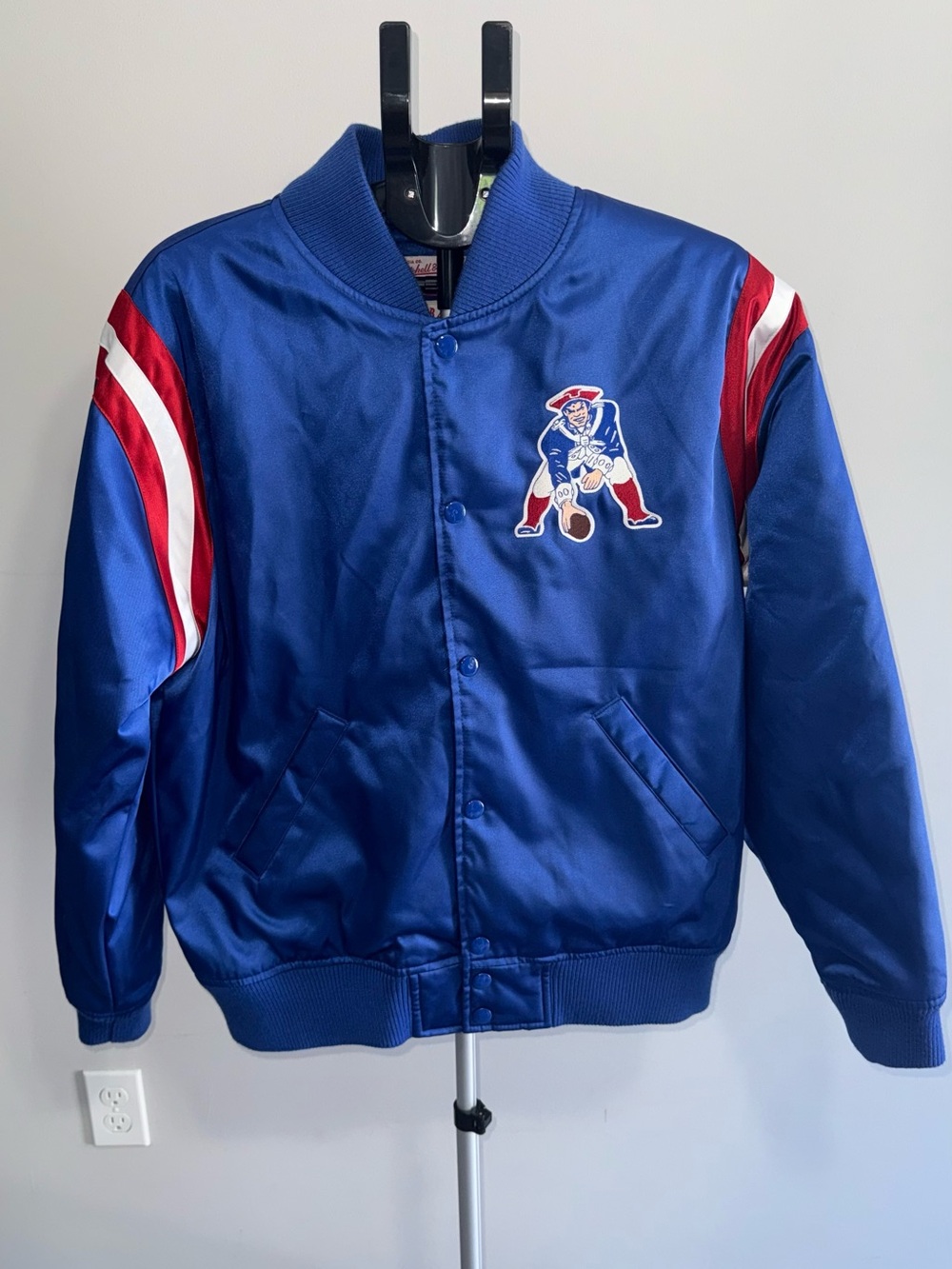 Mitchell & Ness New England Patriots Satin Mens Jacket